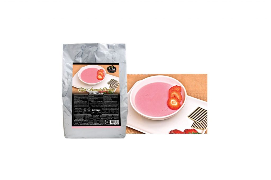 Strawberry Flavored Pudding Powder Mixture